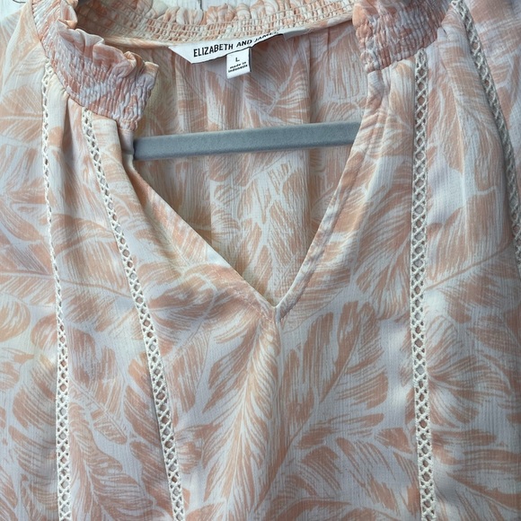 Elizabeth and James Women's Peach Sleeveless Top - Picture 3 of 8